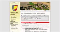 Desktop Screenshot of dolnitrebonin.cz