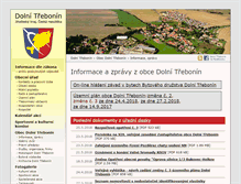 Tablet Screenshot of dolnitrebonin.cz